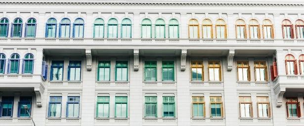 Coloured window frames